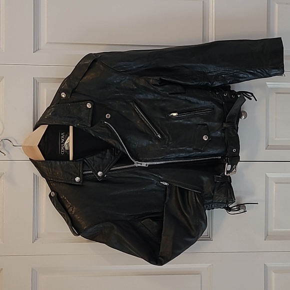 Cosa Nova Jackets & Blazers - 90s Genuine Leather Biker Jacket